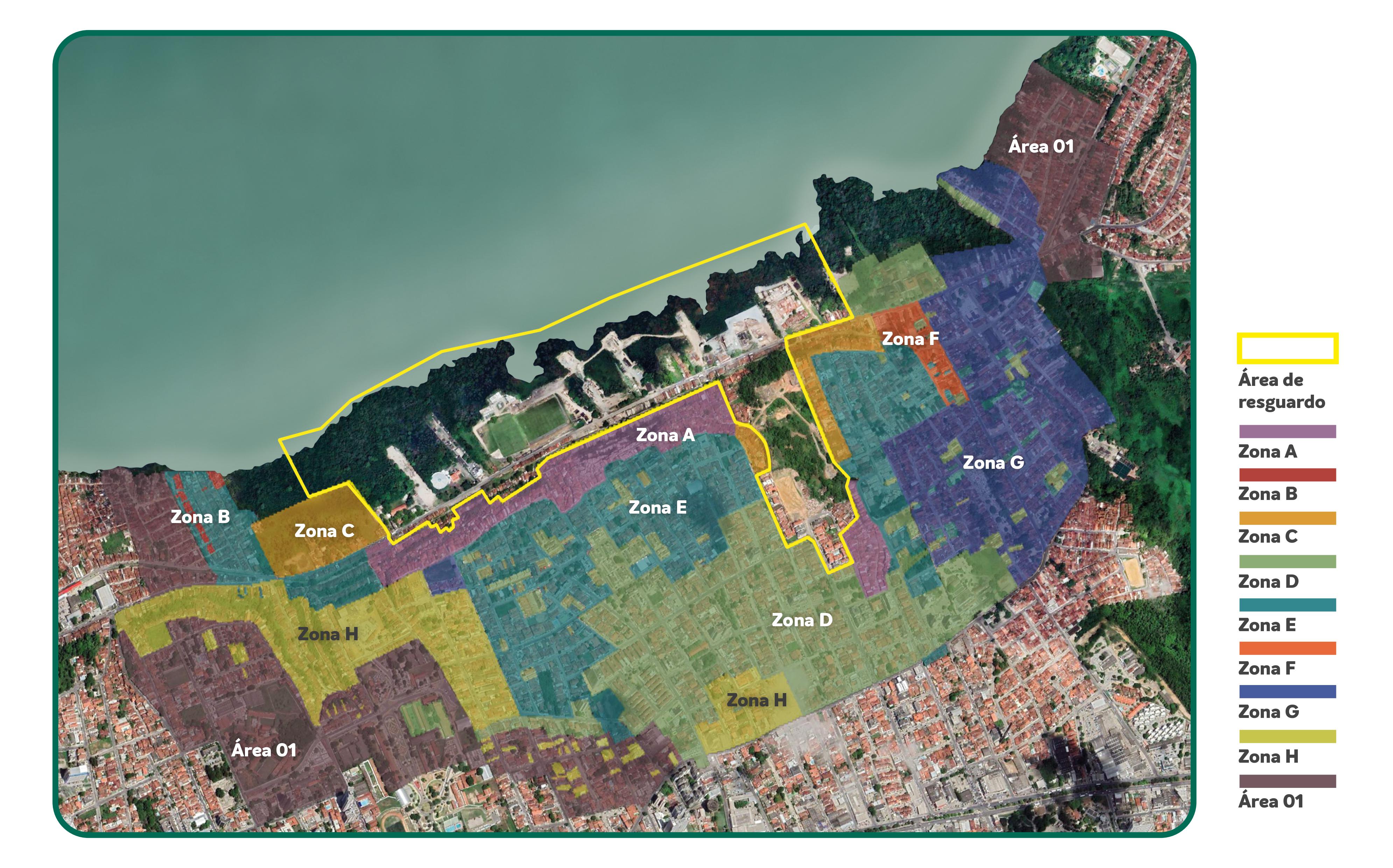 Novo Mapa da Área de Desocupação
