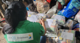 COOPERATIVAS DE RECICLAGEM RECEBEM DOAÇÕES