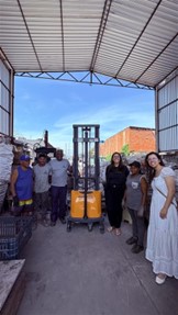 Braskem entrega empilhadeira à Coopar e reforça compromisso com a reciclagem inclusiva em Duque de Caxias