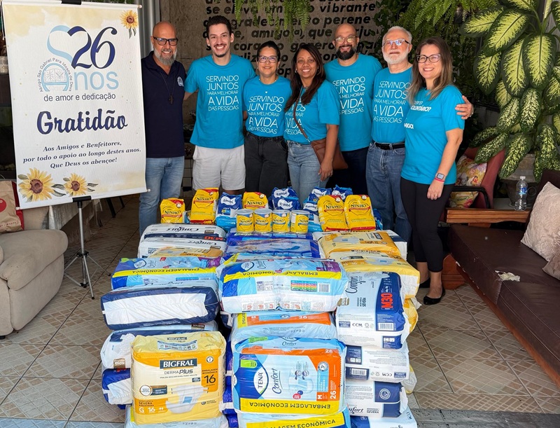 Voluntários da Braskem promovem gincana solidária em benefício de abrigo de idosos em Salvador