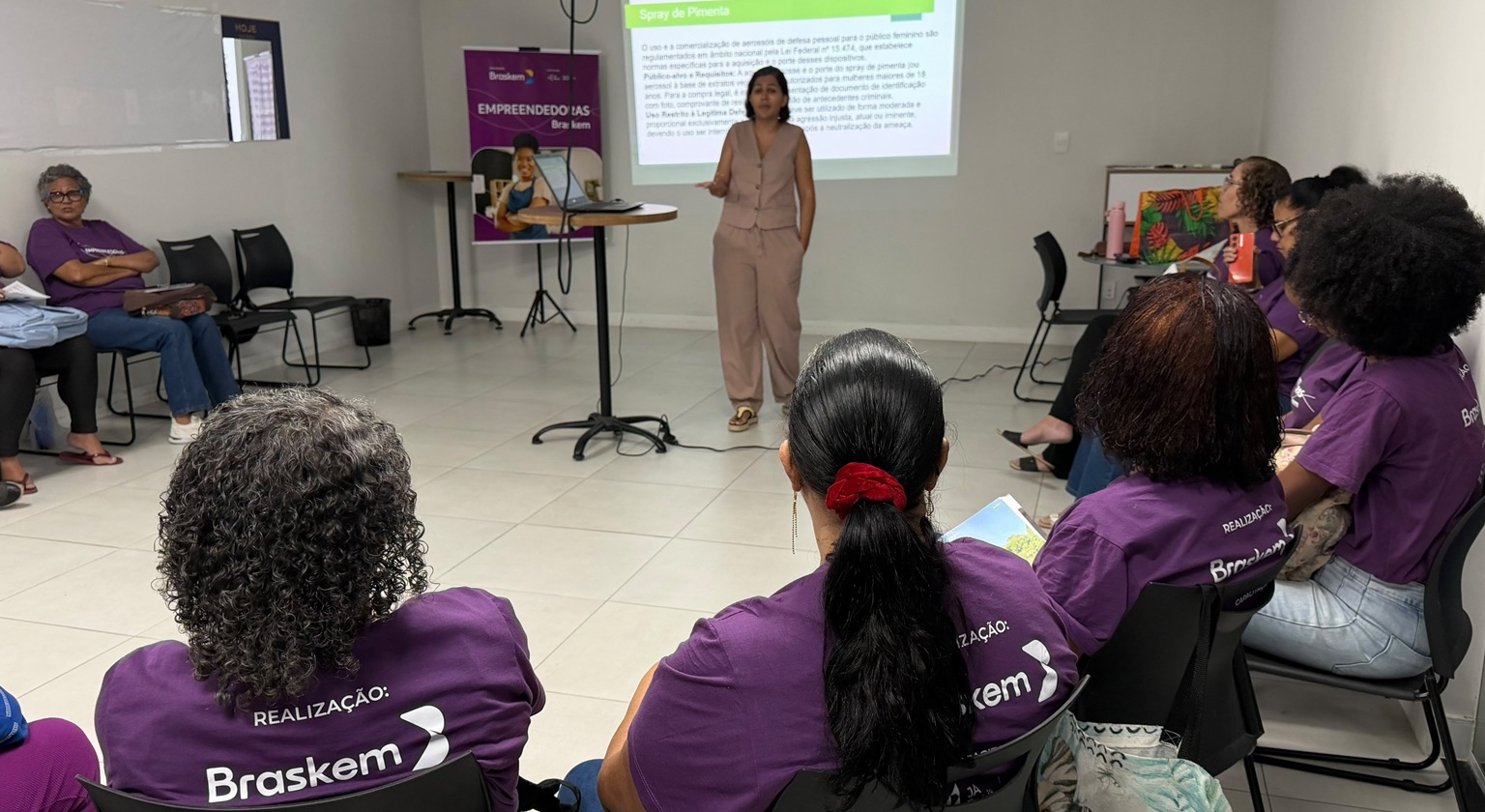 Empreendedoras Braskem promove debate sobre enfrentamento à violência contra as mulheres em Salvador