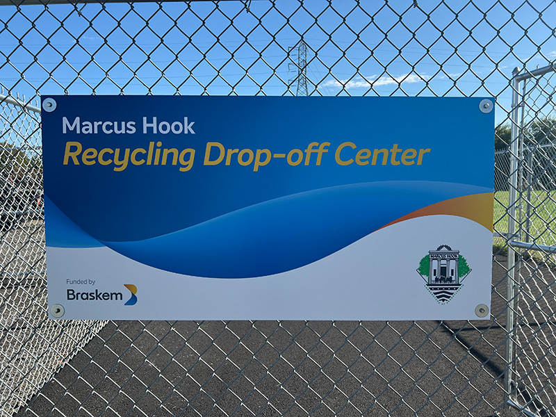 Braskem Partners to Help Bring a New Community Recycling Center to the Borough of Marcus Hook, Pennsylvania
