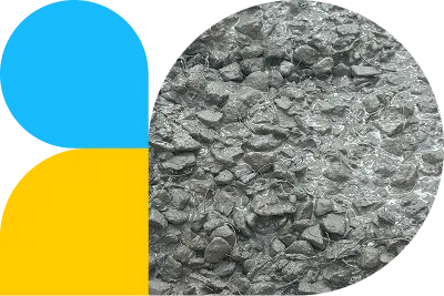Matriz de concreto reforçada com macrofibras