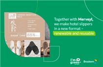 Together with Merveyl, we make hotel slippers in a new format - renewable and reusable